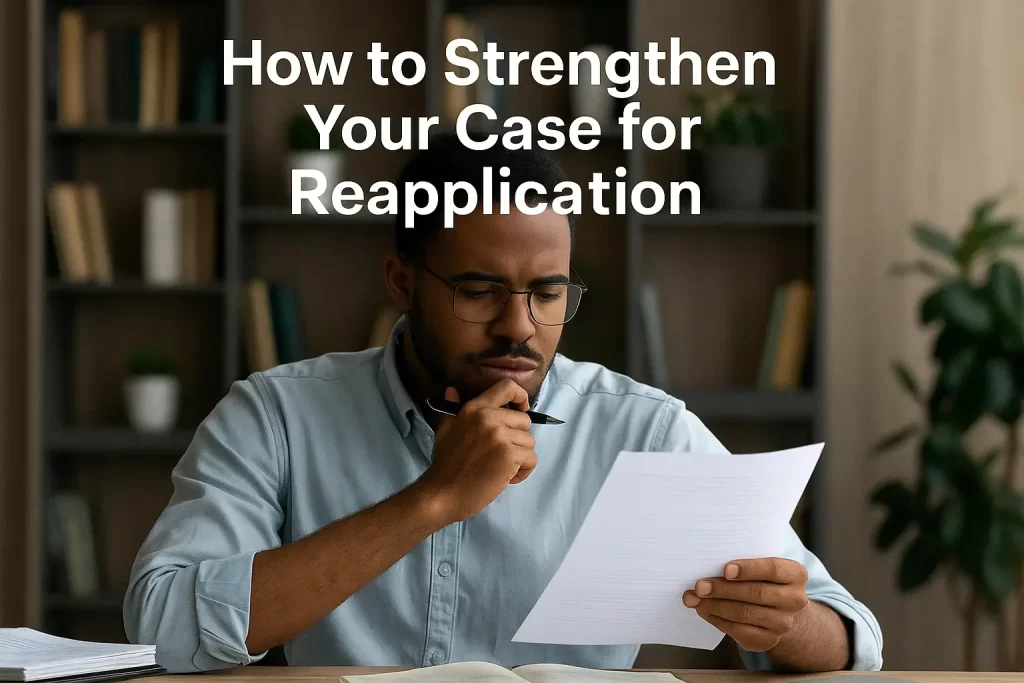 How to Strengthen Your Case for Reapplication How to Strengthen Your Case for Reapplication